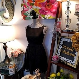 💕Cynthia Rowley Vintage Style Little Black Dress